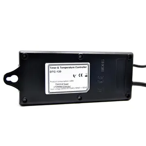 Thermostat électronique intelligent <span class=keywords><strong>PID</strong></span> DTC-120 avec minuterie et variation de luminosité jour/nuit pour l'élevage de reptiles et le chauffage des terrariums - Product Image 4