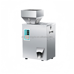 Machine de remplissage semi-automatique de bureau pour poudre de thé, granulés, aliments, café, tisanes, céréales, riz, noix, épices (petites quantités) - Product Image 1
