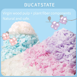 Bucatstate piccole forniture di animali deodorante 100% pasta di carta cotony biancheria da letto per criceto - Product Image 2