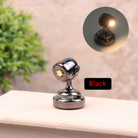 Lampe miniature pour maison de poupée, lampe de table miniature, lustre pour maison de poupée, éclairage de plafond avec éclairage à piles