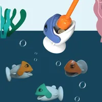 Mainan Edukasi Montessori Joran Pancing Plastik ABS Bertema Dinosaurus Magnetik Sederhana untuk Anak Usia 5-7 Tahun, Berputar dengan Tenaga Baterai
