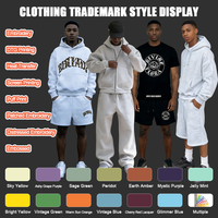 Sweat-shirt à capuche pour homme en molleton 100% coton 360 GSM, motif gingham à carreaux, avec broderie 3D et impression sérigraphique, effet délavé, coupe classique, ODM Daily Campus