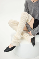Chaussettes pour femmes, extra longues, respirantes, en tricot côtelé épais, chauffe-jambes, chaussettes hautes pour bottes, pour l'automne et l'hiver, usage quotidien