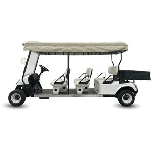 HLD grand panier de rangement 6 places tout-terrain voiturette de <span class=keywords><strong>golf</strong></span> parasol auvent véhicule électrique étanche à la pluie <span class=keywords><strong>chariot</strong></span> électrique à quatre roues - Product Image 3