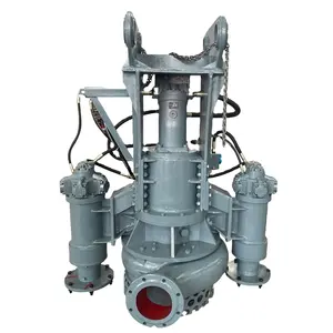 excatator hydraulic driven directly sand dredge pumpcentrifugal submersible dredge sand pump with agitator