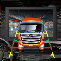Système de surveillance de la marche arrière du véhicule 7 pouces AHD moniteur enregistreur avec stockage sur carte sd caméra de voiture moniteur LCD fabricant