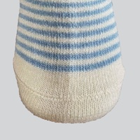 Calcetines Casuales para Bebé 100% Algodón - Diseño Clásico a Rayas, Tejido Antideslizante, Secado Rápido, Transpirables, Marca MU