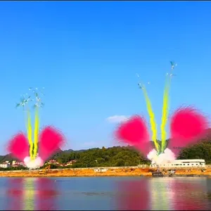 Chinesische Fabrik Großhandel Tag Feuerwerk Kuchen Feuerwerk farbige Rauch Feuerwerk