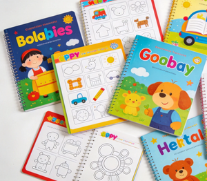Livres de coloriage personnalisés en gros pour enfants, livres d'apprentissage pour enfants à reliure spirale avec un <span class=keywords><strong>design</strong></span> unique pour les enfants - Product Image 2