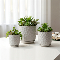 Jardinières d'intérieur modernes de haute qualité, pots en céramique pour plantes succulentes, décoration de jardin de bureau, pots à fleurs