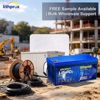 Batterie de chariot élévateur électrique au phosphate de fer et de lithium 48V 300Ah pour chariot industriel, étanche IP67, CE FCC RoHS OEM ODM