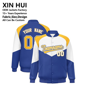 Giacche da Baseball/Bomber Personalizzabili per Uomini, Donne e Adolescenti, con Opzioni per Nomi, Numeri e Loghi Ricamati - Product Image 1