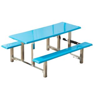 ชุดโต๊ะรับประทานอาหารพร้อมเก้าอี้สไตล์ร่วมสมัยเหมาะสําหรับโรงอาหารและร้านอาหารของโรงเรียน - Product Image 2