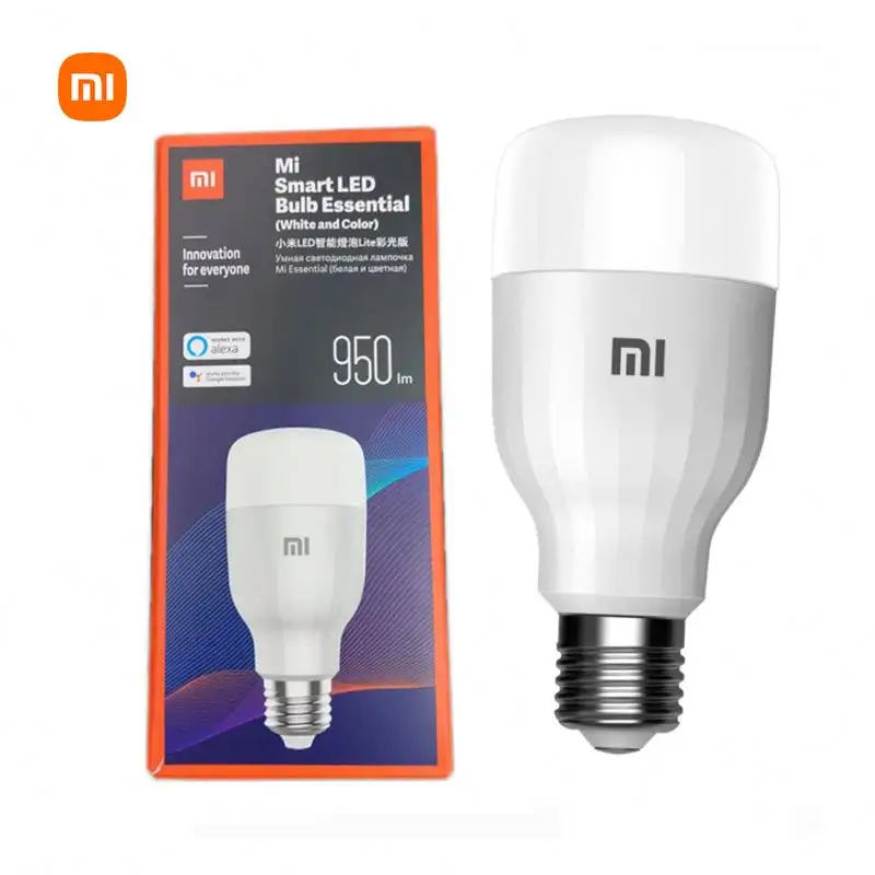 Orijinal Xiaomi LED akıllı ampul E27 RGB Wifi ampul ışık 950lm WiFi Mi LED akıllı Led aydınlatma ampul