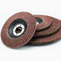 Disco Abrasivo de Óxido de Aluminio Marrón con Respaldo de Fibra de Vidrio, Disco de Láminas Grano 40-320 para Pulido de Metal y Lijado de Madera OBM ODM OEM