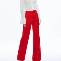 Pantalons de haute qualité pour femmes, pantalons décontractés pour femmes, pantalons longs à taille superposée