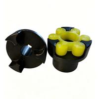 Accouplement à mâchoires LM ML Plum Blossom en acier C45, flexible, avec insert araignée en PU pour moteur et pompe