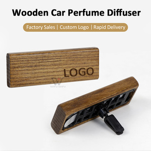 OEM Factory Wholesale Wooden Automotive Fragrance Auto Outlet Perfume <strong>Car</strong> <strong>Diffusers</strong> Vent Clip Universal <strong>Car</strong> Air Freshener - Product Image 3