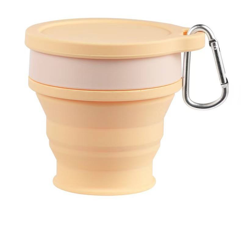 แก้วซิลิโคนพับได้สีฟ้า