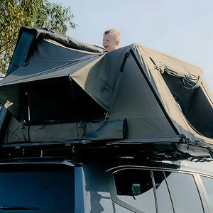 Carpa de Techo Rígida para Coche SUV, para Acampar al Aire Libre, para 4 Personas, con Escalera Deslizante de Aluminio, Dachzelt, Doble, para las 4 Estaciones - Product Image 1