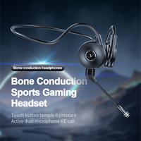 Écouteurs de sport et de jeu stéréo sans fil M1, bandeau à Conduction osseuse, avec Microphone détachable, 1 pièce, offre spéciale