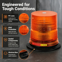 Luz Estroboscópica LED de Emergencia para Automóvil BIAOCHI, Luz de Advertencia Giratoria para Seguridad Vial, Precio de Fábrica, Accesorio de Iluminación para Automóvil