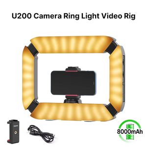 Nuevo Ulanzi U200: Anillo de Luz LED para Smartphone, Cámara, YouTube y Transmisiones en Vivo con Soporte Frío para Micrófono y Trípode - Product Image 1