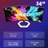 Lenovo Legion PRO 34WD 34-inch gebogen gaming esports-monitor WQHD 240Hz 0,03ms OLED-scherm +DP+USB 98,5%DCI-P3 display