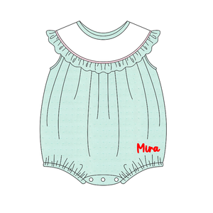 Toddler Baby Girls Swiss Dot Bubble Romper Summer Dress Set Ruffle Trim Sleeveless Sunsuit Boutique Children Clothing Outfits - Product Image 4