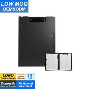 Carpeta Portapapeles Plegable A4 de Perfil Bajo, Horizontal y Vertical, con Doble Clip Metálico, Cubierta Plegable 360° y Soporte para Bolígrafo - Product Image 1
