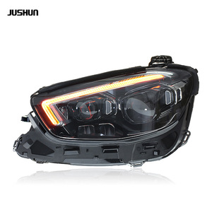 Kit de phares LED JUSHUN pour Mercedes-Benz Classe E W213, mise à niveau avec feux de jour et clignotants - Product Image 1