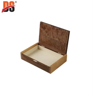 กล่องไม้ MDF สี่เหลี่ยมสั่งทำพิเศษ สำหรับเก็บเงินสดและเหรียญ กล่องชา ของที่ระลึก ของสะสม ของขวัญทางธุรกิจ งานฝีมือ รุ่น DS DSG-1002 - Product Image 2