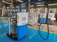 Machine de revêtement de verre à deux composants entièrement pneumatique et facile à utiliser, avec pompe haute pression pour le traitement du verre isolant