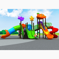 Équipement de terrain de jeux en plastique de haute qualité pour les jardins d'enfants et les parcs d'attractions
