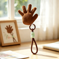 En gros, Porte-clés pendentifs en peluche articulés, petits, en forme de paume, décorations de sac, poupées mignonnes, cadeaux amusants, jouets pour enfants