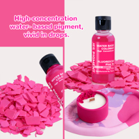 TIMESRUI 55ml Pigment Liquide Concentré Écologique à Base d'Eau pour Ciment et Plâtre, Teinture Néon/Fluorescente, 12 Couleurs Dispersées