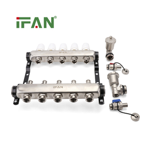 Materiales de Plomería IFAN, Sistema de Calefacción por Suelo Radiante, Tubería <span class=keywords><strong>Multicapa</strong></span> Pexalpex, <span class=keywords><strong>Colector</strong></span> de Latón con Control Manual por Compartimentos - Product Image 4