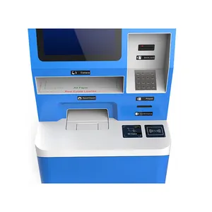 Highly Efficient Multifunction Floor Stand Touch Screen A4 Document Printing Kiosk