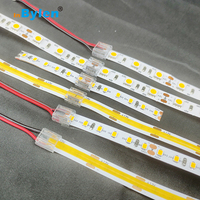 Nouveau design connecteurs de lumière LED étanche 8mm 10mm non-soudure ABS Terminal haute densité Transparent 2 broches bande LED connecteur