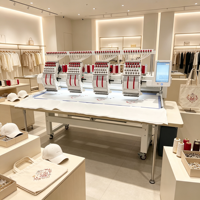 Machine à broder numérique haut de gamme 1000 tr/min pour la personnalisation de casquettes et le branding de vêtements de sport