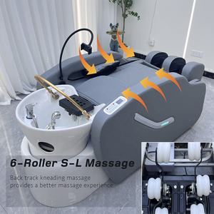 Cama de Shampoo para Spa Capilar Japonês com Circulação de Água Cama de Massagem de Alta Qualidade para Terapia e Tratamento - Product Image 3