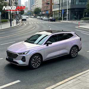 Film de protection TPU coloré NIKO FILM pour carrosserie, design cristal, auto-réparant, couleur diamant violet changeant, anti-UV - Product Image 1