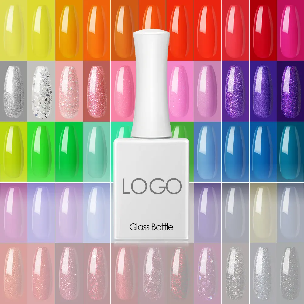 OEM Colors Nail Polish Private Label UV Gel Semi Cured Long Lasting Gel Polish Soak Off Nail Gel Starter Kit