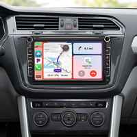 Autoradio sans fil CarPlay 8 pouces pour VW, Android Auto, navigation GPS, Bluetooth, écran tactile, unité centrale intégrée