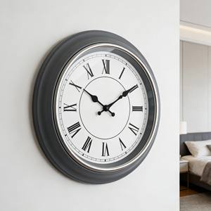 Reloj de Pared de Cuarzo de Plástico de 16 Pulgadas con Movimiento Silencioso, Diseño Moderno para Salas de Lectura o Museos - Product Image 2