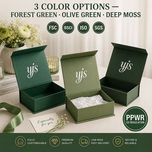 CRD Magnetic Gift <b>Box</b> Custom Logo Rigid Magnetic Closure <b>Box</b> with UV Coating and Embossing Sponge Lining for <b>Hats</b> & Large Items - Product Image 3