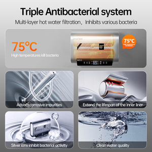 <span class=keywords><strong>Chauffe</strong></span>-<span class=keywords><strong>eau</strong></span> électrique pour cuisine, salle de bain, usage domestique, <span class=keywords><strong>50L</strong></span>, acier inoxydable, classe A++, efficacité énergétique, modèle 3.2KW - Product Image 6