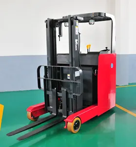 Steated 2t/5.5m-6m lift height triplex mast GP Electric Reach forklift for Warehouse work in narrow aisle