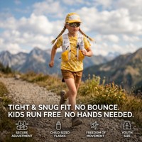 Gilet de course en nylon pour enfants, léger et réglable, avec poche à eau de 1,5 L, pour garçons et filles, sports de plein air
