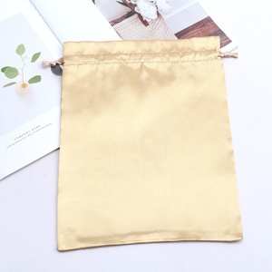 Pochette en satin de haute qualité pour bijoux, bonbons de mariage, emballage de cheveux, sacs à cordon de luxe en satin, pochette en soie - Product Image 3